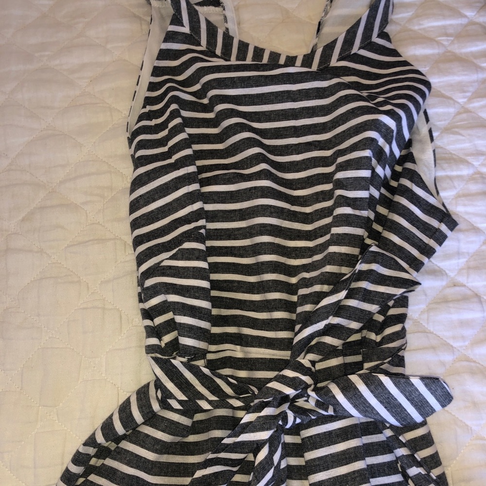 Striped jumpsuit